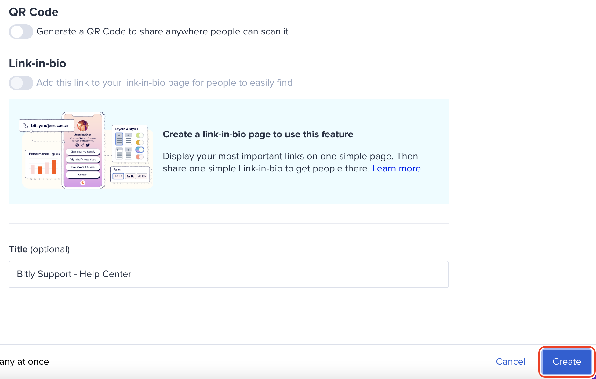 How do I create links with Bitly? Bitly Support