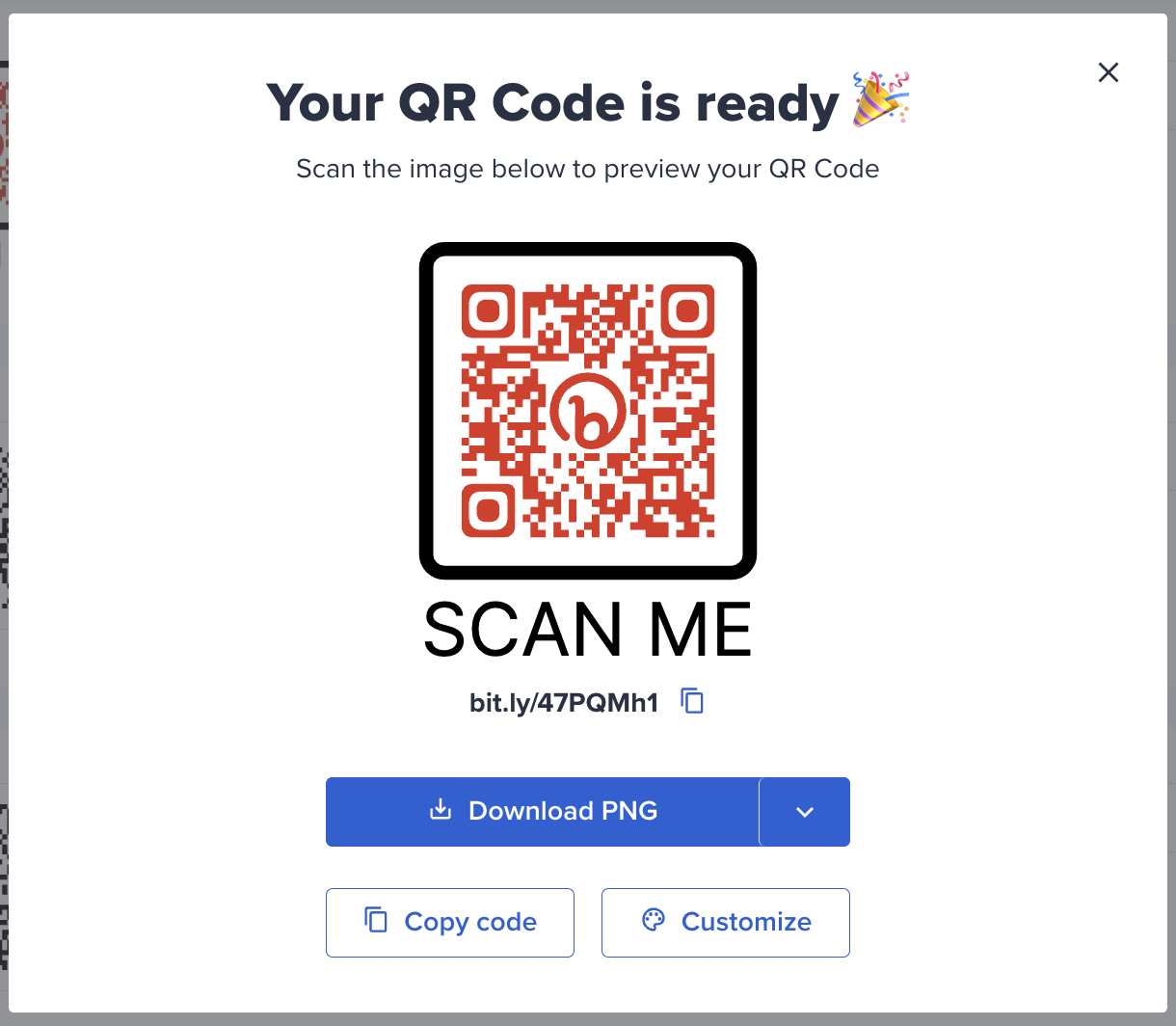 How do I create a QR Code in Bitly? Bitly Support