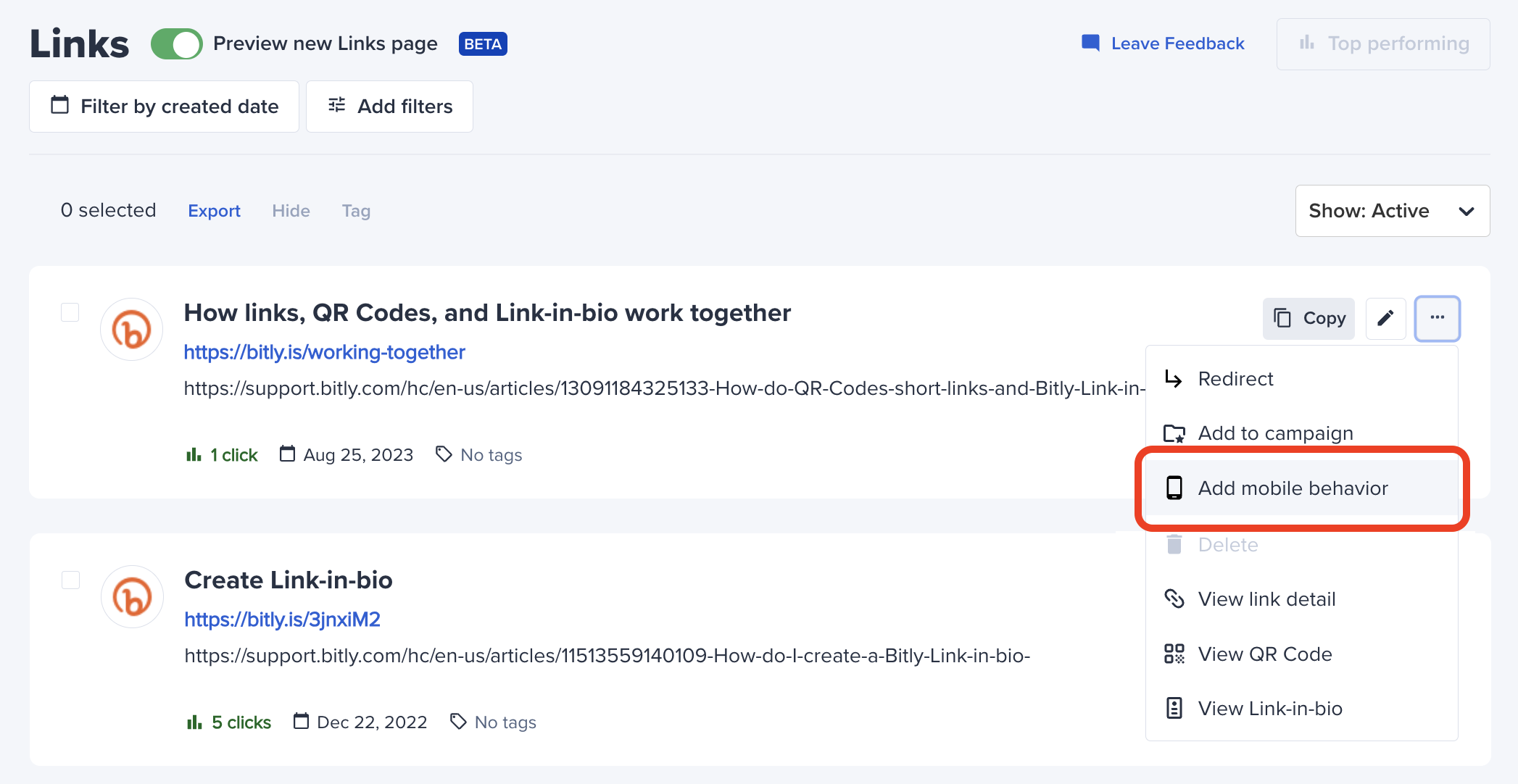Bitly link add mobile behavior.png
