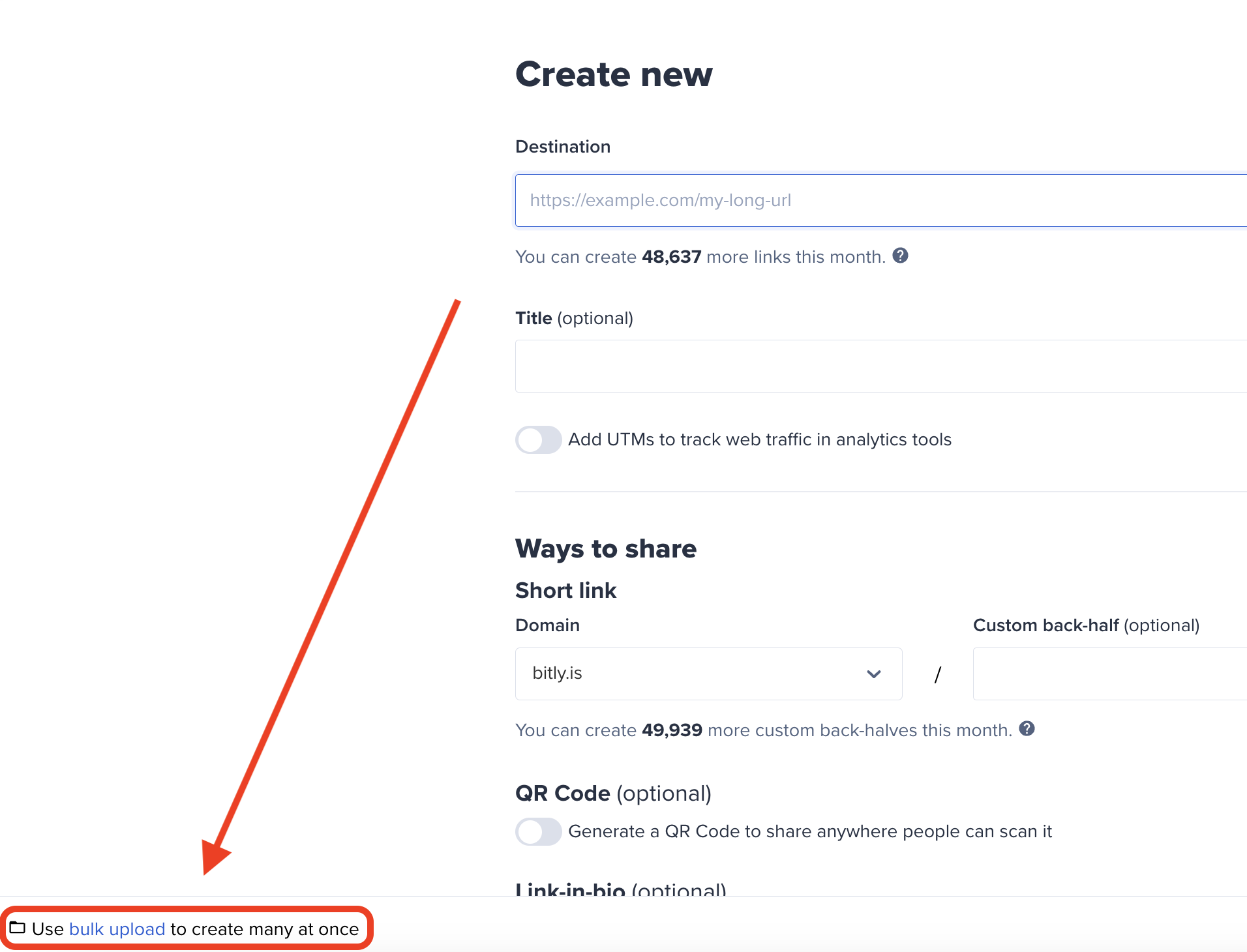 How do I shorten links in bulk? Bitly Support