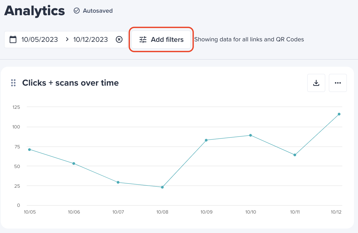 Bitly Analytics add filter.png