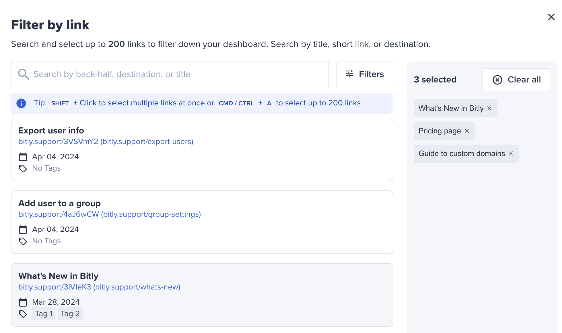 Bitly Analytics select filter.png