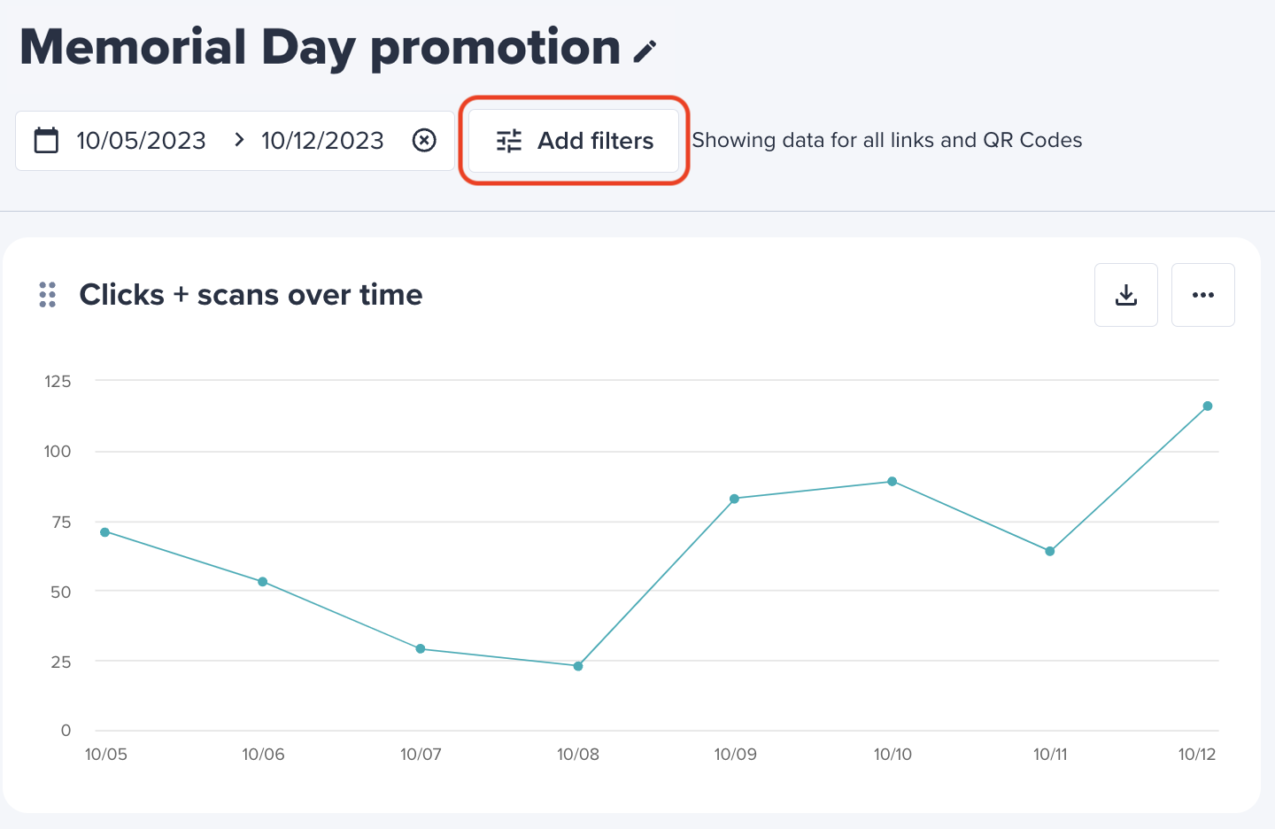 Bitly Analytics add filter.png