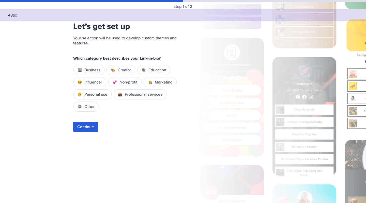 Bitly Pages_setup question.png