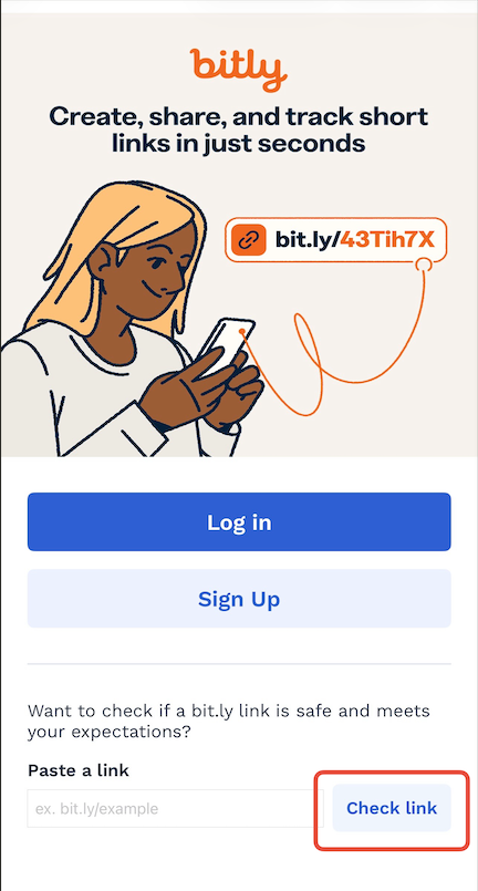 Controllo dei link sull'app mobile non collegata.png
