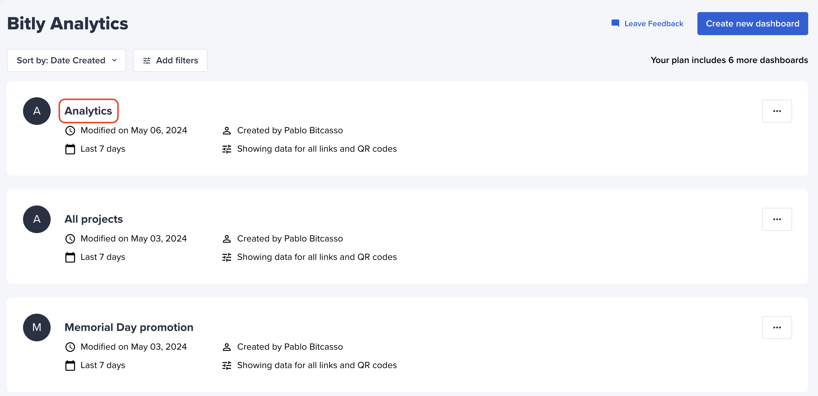 Bitly Analytics selecciona un nuevo panel de control.png