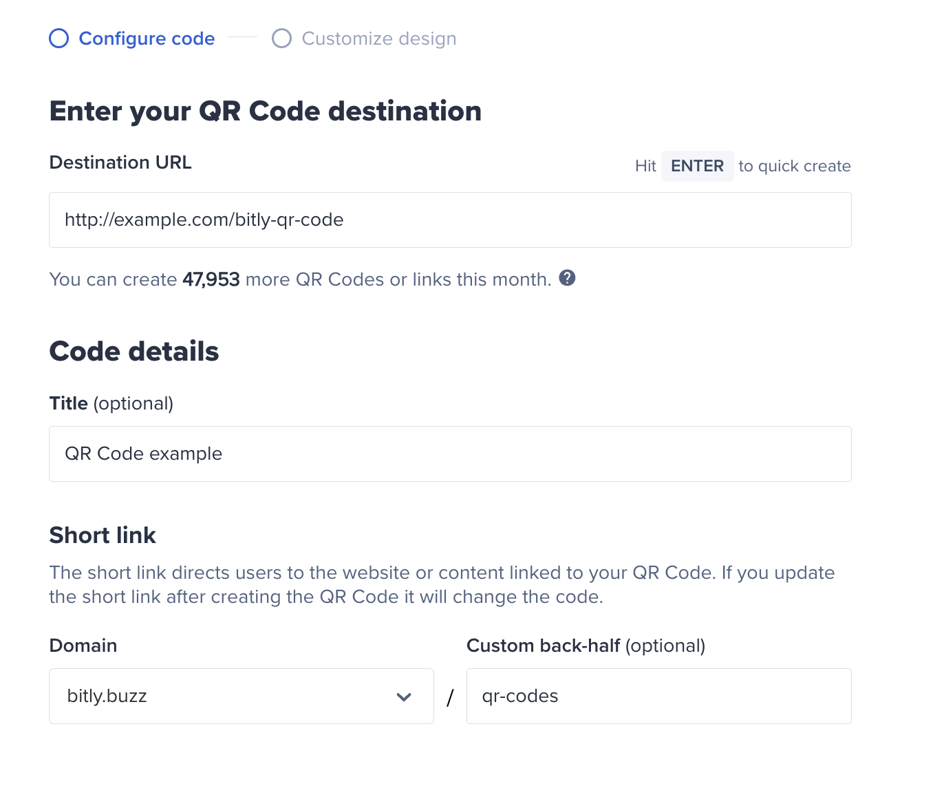 Bitly QR Code configure.png