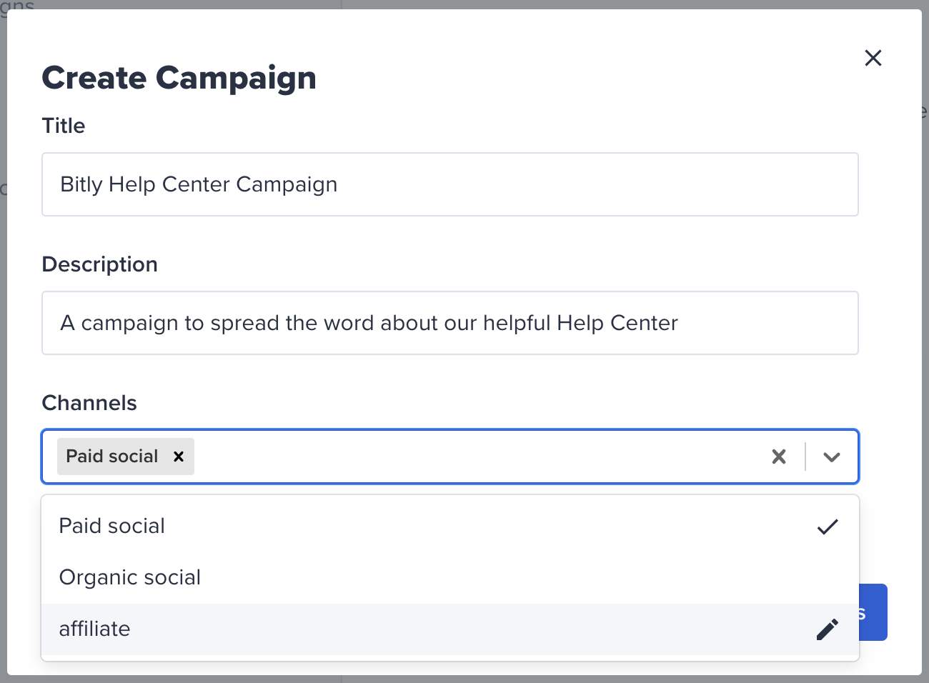 Bitly new campaign add new channel.png