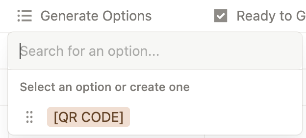 crear código QR con enlace en Notion